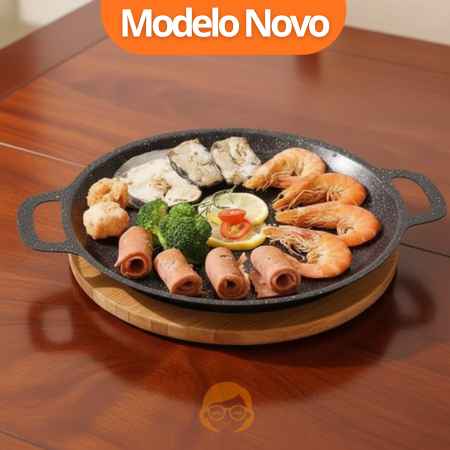Grilux - Panela Coreana Revestimento Antiaderente Premium  - Entrega Grátis